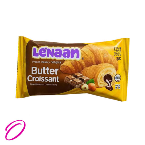 کروسان lenaan کره ای با کرم شکلات فندقی